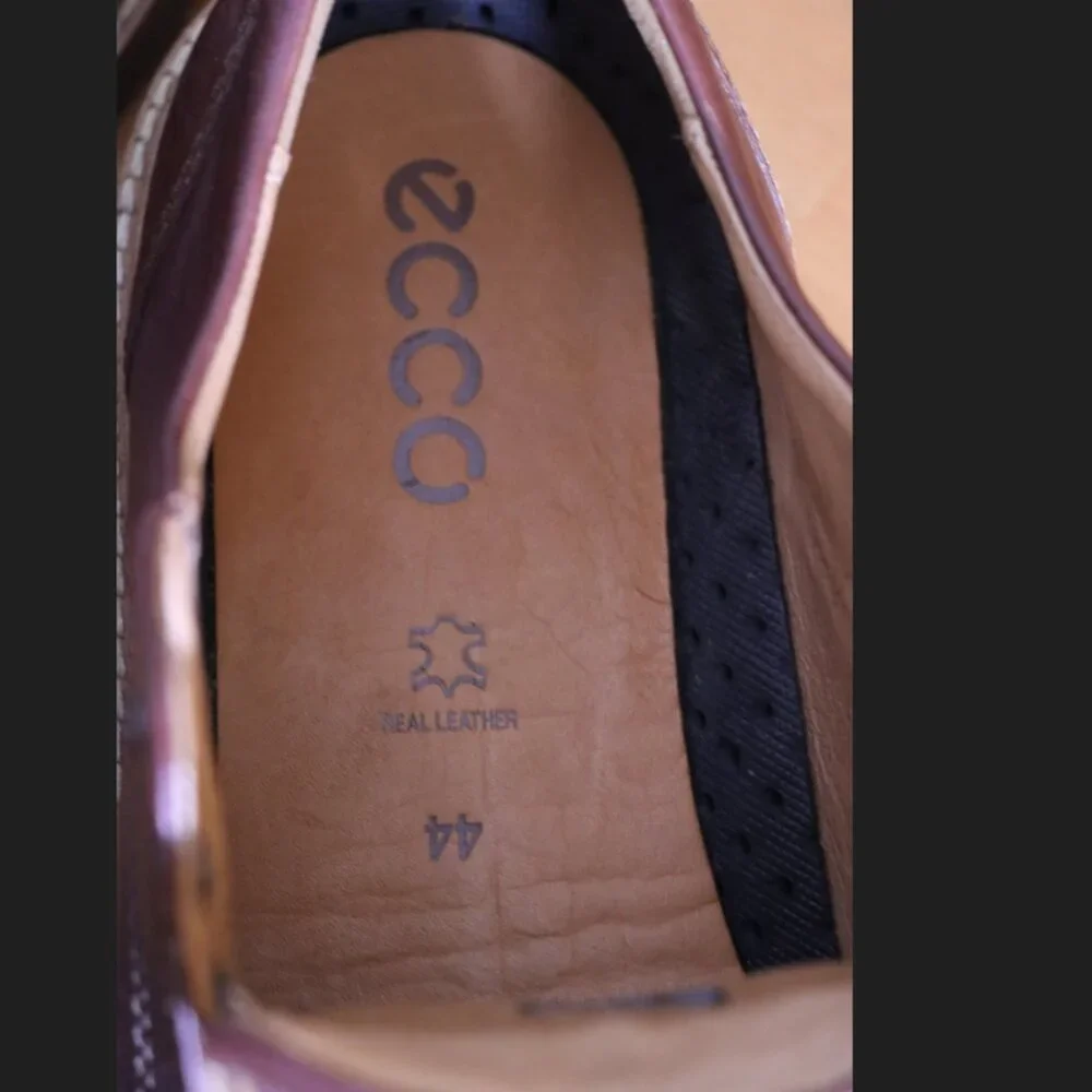 ECCO Ian Casual Tie Oxford Men’s Casual Shoes EU 44 US 10 Brown